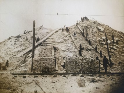 Preparation of the place for the construction of the Palace of the Soviets, ca 1931. Creator: Lebedev, Alexander Timofeevich