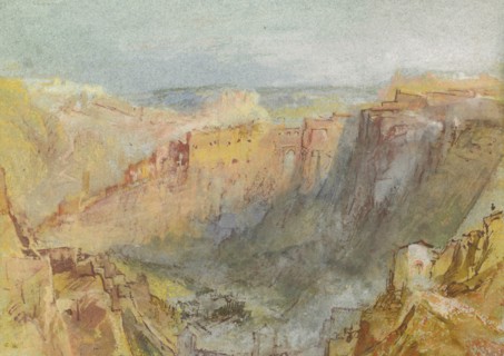 Luxembourg city from the Côte d'Eich, 1839-1840. Creator: Turner, Joseph Mallord William