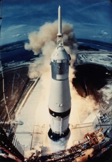 Apollo lift off, 1969. Creator: NASA.