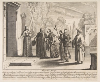 Lodging Pilgrims, possibly 1635. Creator: Abraham Bosse.