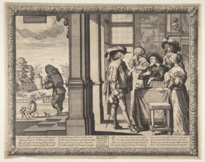 The Prodigal Son Leaves Home, ca. 1636. Creator: Abraham Bosse.