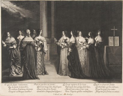 The Wise Virgins Refuse Oil to the Foolish Virgins, ca. 1635. Creator: Abraham Bosse.