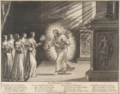 The Wise Virgins before Christ, ca. 1635. Creator: Abraham Bosse.
