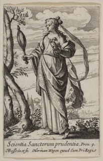 Prudence, 1636. Creator: Abraham Bosse.