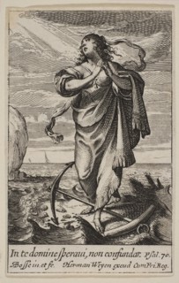 Hope, 1636. Creator: Abraham Bosse.
