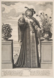 Smell, 1635-38. Creator: Abraham Bosse.