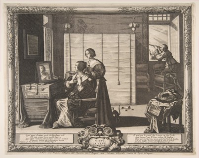 Sight, 1635-38. Creator: Abraham Bosse.