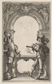 Frontispiece to Les Gardes Françaises, 1632. Creator: Abraham Bosse.