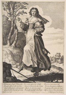 Village Girl Dancing, 1626-28. Creator: Abraham Bosse.