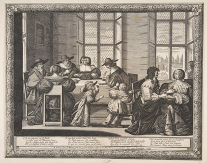 The Marriage Contract, 1633. Creator: Abraham Bosse.