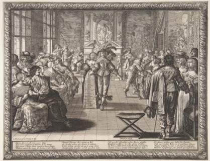 The Ball, ca. 1634. Creator: Abraham Bosse.