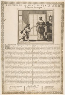 Young Lady's Reply to the Captain's Letter, ca. 1636. Creator: Abraham Bosse.