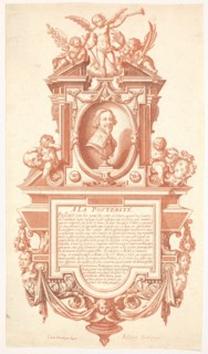 Epitaph and Portrait of Jacques Callot, 1635-36. Creator: Abraham Bosse.