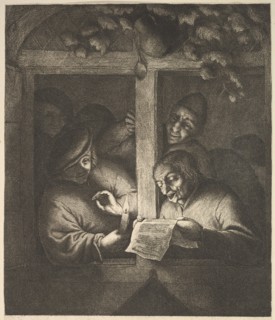 Singers at the Window, 1610-85. Creator: Adriaen van Ostade.