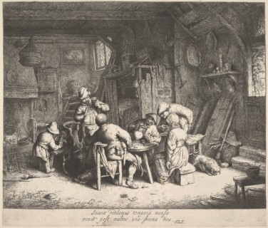 The Taste, 1610-85. Creator: Adriaen van Ostade.