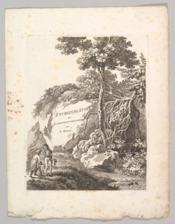 Studienblätter für Landschaftzeichner.n.d. Creator: Adrian Zingg.