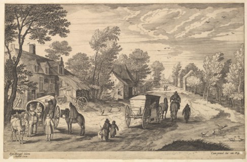 Path Through a Village. Creator: Aegidius Sadeler II.