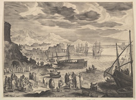 Harbor Scene. Creator: Aegidius Sadeler II.