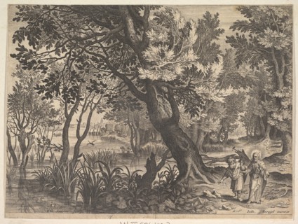 Landscape with Christ Tempted by the Devil.n.d. Creator: Aegidius Sadeler II.