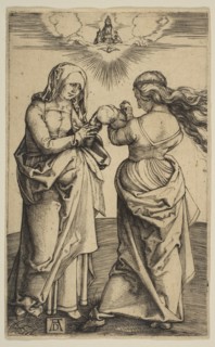 The Virgin and Child with the Infant Christ and Saint Anne, ca. 1500. Creator: Albrecht Durer.