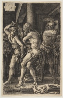 The Flagellation, from The Passion, 1512. Creator: Albrecht Durer.