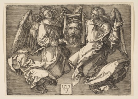 The Sudarium Displayed by Two Angels, 1513. Creator: Albrecht Durer.