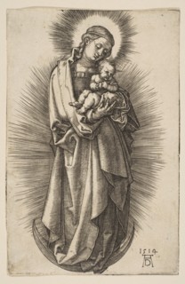 Virgin and Child on the Crescent with a Diadem, 1514. Creator: Albrecht Durer.