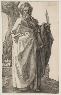 Saint Bartholomew, 1523. Creator: Albrecht Durer.