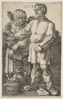 The Peasant Couple at Market, 1519. Creator: Albrecht Durer.