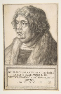 Willibald Pirckheimer, 1524. Creator: Albrecht Durer.