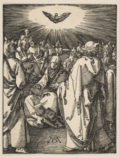 Pentecost, from The Small Passion, ca. 1510. Creator: Albrecht Durer.
