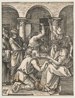 Christ Crowned with Thorns, from The Small Passion, ca. 1509. Creator: Albrecht Durer.