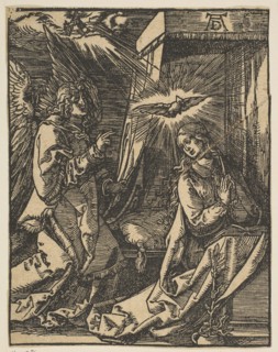 The Annunciation, from the Small Passion, copy.n.d. Creator: Johann Mommard.