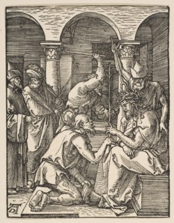 Christ Crowned with Thorns, from The Small Passion, ca. 1509. Creator: Albrecht Durer.