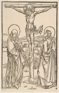 Christ on the Cross with the Virgin and Saint John.n.d. Creator: Unknown.