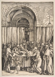 The Rejection of Joachim's Offering, from The Life of the Virgin, ca. 1504. Creator: Albrecht Durer.