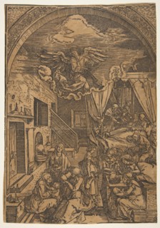 The Birth of the Virgin, from The Life of the Virgin