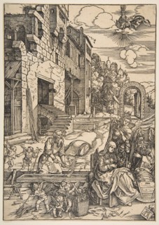 The Sojourn of the Holy Family in Egypt, from The Life of the Virgin, after 1511. Creator: Albrecht Durer.