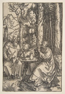 Saint Anthony and Saint Paul in the Desert, ca. 1503. Creator: Albrecht Durer.