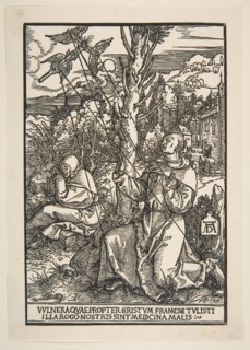 Saint Francis Receiving the Stigmata, ca. 1503. Creator: Albrecht Durer.