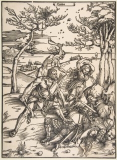 Hercules and Cacus.n.d. Creator: Albrecht Durer.