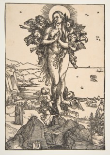 The Elevation of Saint Mary Magdalen.n.d. Creator: Albrecht Durer.