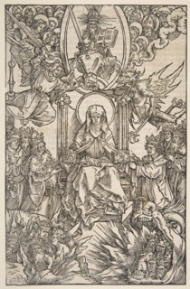 Illustration from Revelations Sancte Birgitte, Koberger Nuremberg 1502