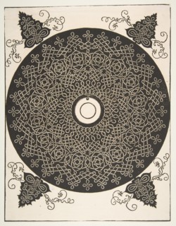 'The Fourth Knot'. Interlaced Roundel with a Round Medallion in its Center, 1521 before. Creator: Albrecht Durer.