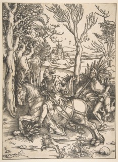 The Knight and Man-at-Arms.n.d. Creator: Albrecht Durer.