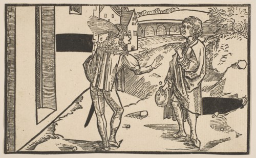 Eunuchus, from The Comedie of Terence, 19th century reprint.n.d. Creator: Albrecht Durer.