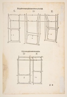 Illustration from Dürers Vier Bucher von Menslicher Proportion, Nuremberg, 1528.n.d. Creator: Albrecht Durer.