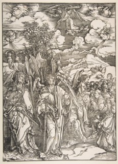 Angels Restraining the Four Winds.n.d. Creator: Albrecht Durer.