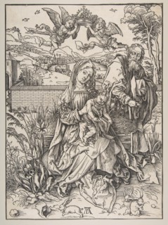 The Holy Family with Three Hares, ca. 1497-98. Creator: Albrecht Durer.