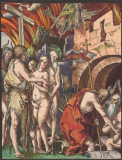 Christ in Limbo, from the Small Woodcut Passion.n.d. Creator: Albrecht Durer.